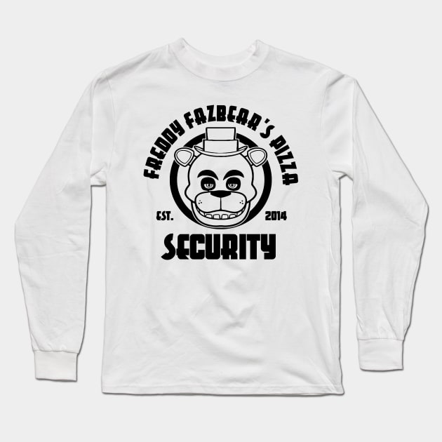 Freddy's Pizza Security Long Sleeve T-Shirt by carloj1956